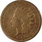 1861 Indian Head Cent G Good Details Penny 1c Coin SKU:CP1205
