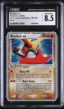 CGC 8.5 NM/MINT+ Blaziken EX 90/100 EX Crystal Guardians Holo Pokemon Card on eBay