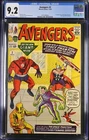 Avengers #2 High Grade Silver Age Hulk Iron Man WHITE PAGES Marvel 1963 CGC 9.2