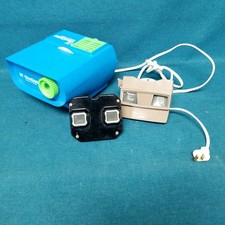 VTG Viewmasters Lot Sawyers USA Black Bakelite Taupe  Elec Projector GAF USA