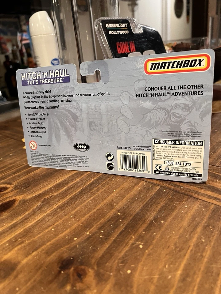 2005 Matchbox Hitch N Haul "Tuts Treasure" Vehicle Adventure Set Egyptian NEW - Image 2 of 2