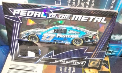2025 Donruss *Pedal to the Metal* Chris Buescher (Cracked Ice) Lettering Relic