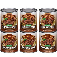 Keystone All Natural Ground Beef 28 Ounce Long Term 1.75 Pound Pack of 1 