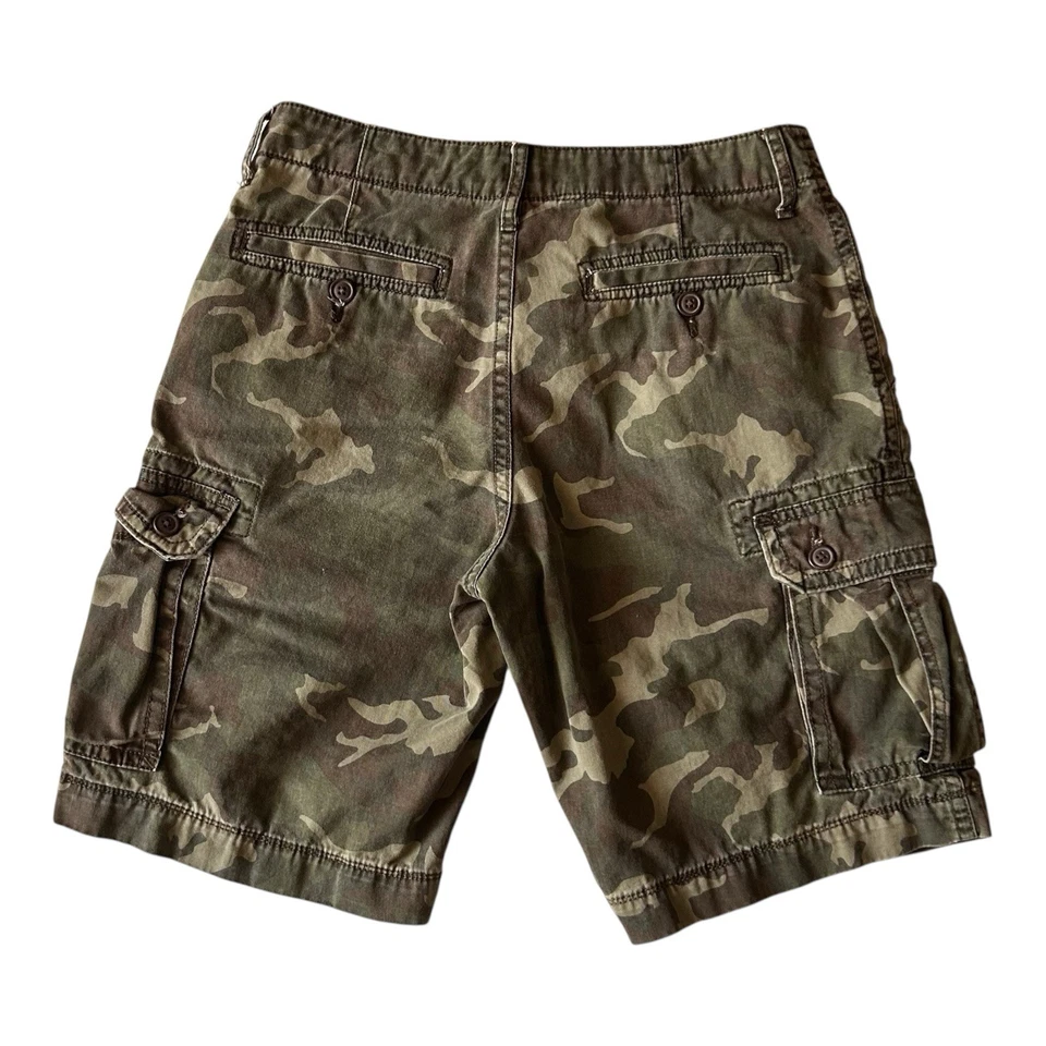 Arizona Jean Co. Shorts Mens 32 Waist Camo Camouflage Cargo Flap Pockets Casual - Image 2 of 4