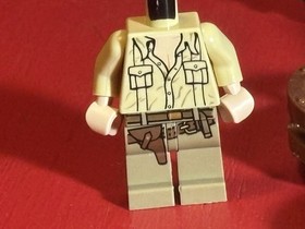 Lego Indiana Jones Minifigure, Parts & Vehicle Lot: From Sets 7622, 7195, 77012.