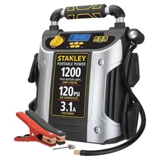 Stanley J5C09D Portable Car Jump Starter with 120 PSI Digital Air Compressor,