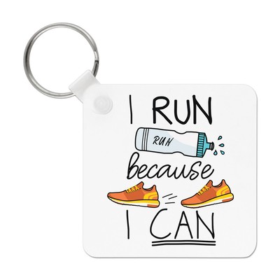 I Run Weil I Can Läufer Schlüsselanhänger Laufen Übungs Marathon Lustig