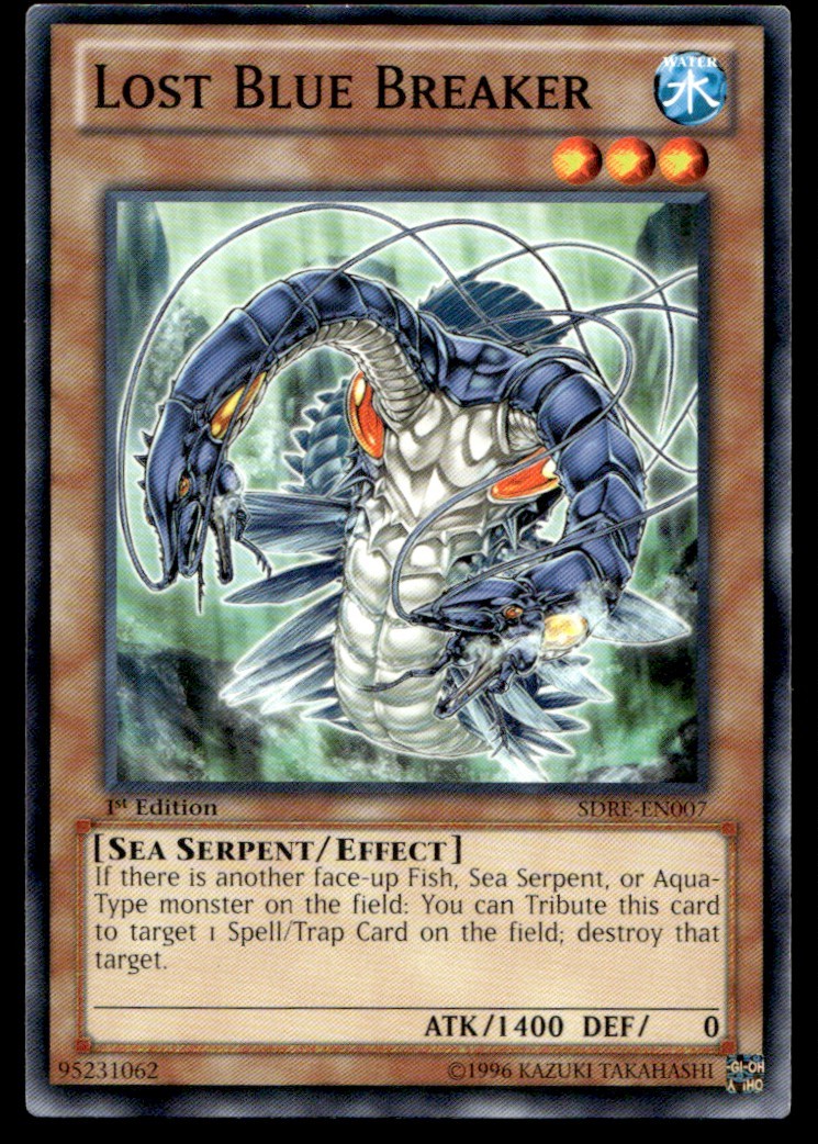 Lost Blue Breaker - SDRE-EN007 - 1st Edition - YuGiOh| Buy 2 Get 1 Free
