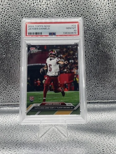 2024 Topps Now - Jayden Daniels #22 RC Psa 10