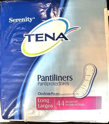 Tena Serenity Long Pantiliners Liners OdaSorb Plus - Lot Of 6 Packs - 264