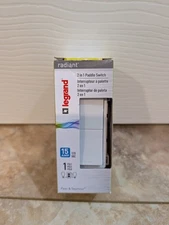 Legrand radiant 15 Amp 120-Volt 2-Switch Single-Pole plus Single-Pole Switch