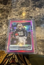 2020 Panini Donruss - Rated Rookie CeeDee Lamb #P-306 Optic Prev Pink Prizm (RC)