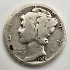 1924 S Mercury Dime AG/G/VG You Grade it! 90% Silver Type Coin Free Ship!