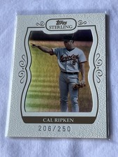 Cal Ripken Jr. 2008 Topps Sterling Card 230 short printed 206/250