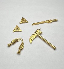 Custom Ninjago 4 Golden Elemental Weapons