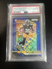 2018 Panini Prizm Jaylen Samuels Rookie Blue Scope /99 PSA 10 Mint Steelers