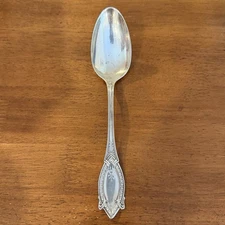 Diamond by John Polhamus / Shiebler Sterling Silver Serving Spoon 8 1/2"