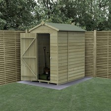 Forest Beckwood 4x6 Shed Wooden Apex No Windows 25 Yr Guarantee Free Delivery