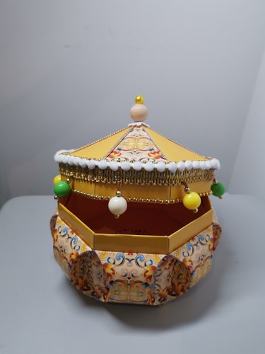 Vintage traditional Storage Box Handmade Decorative,unique one - Picture 4 of 8