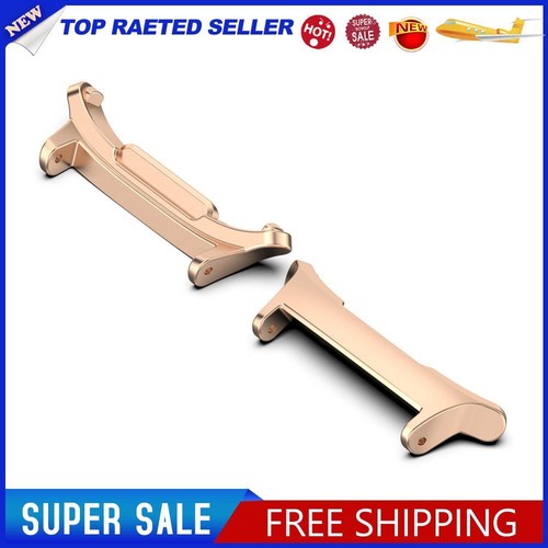 2 PCS Strap Connector for Samsung Galaxy Watch 7 Ultra 47mm(Rose Gold 22mm)