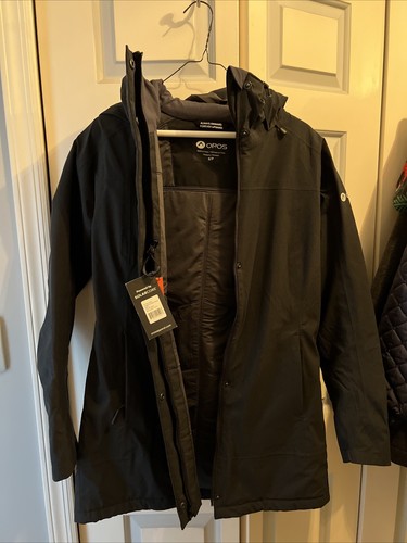 Oros Orion Parka Solar Core Hood Waterproof Insulated Women’s S Black NEW TAGS