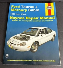 Haynes Repair Manual Ford Taurus & Mercury Sable 1996-2005 #36075