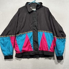 Vintage 80s Longstreet Missy Jacket Large Womens Nylon Running Suit Windbreaker