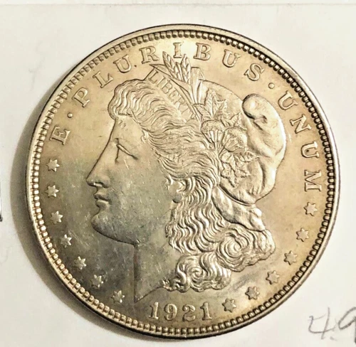 1921 EF/AU MORGAN SILVER DOLLAR US $1 COIN ***Beautifully Bright Coin***