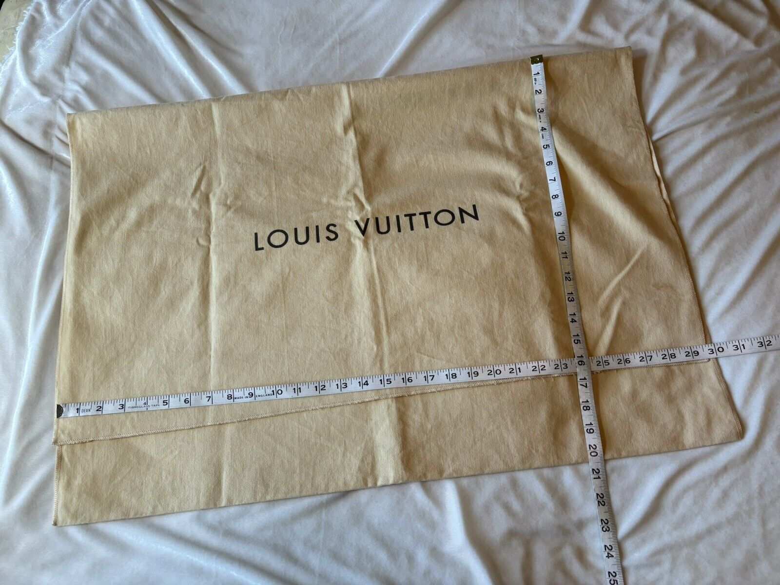 LOUIS VUITTON HUGE DUST BAG, envelope style 30"x2… - image 2