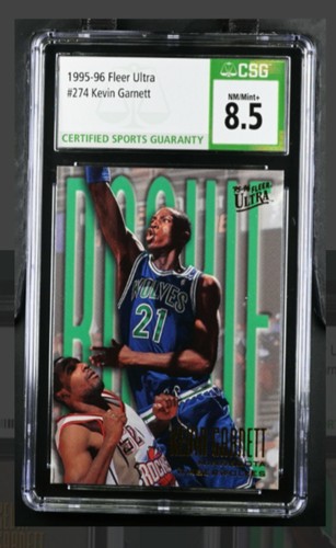 1995-96 Fleer Ultra Kevin Garnett #274 Graded CSG 8.5 NM/MT+ Celtics - 第 1/2 張圖片