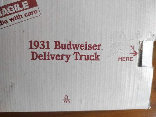 budweiser delivery truck 1931 camion 1931 danbury mint , franklin mint 1,24 - Imagen 8 de 8