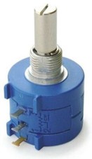 Image of Bourns 3590S Series Precision Potentiometer with a 9.5 mm Dia. Shaft 10-Turn, 1k