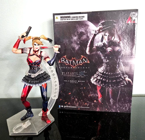 Play Arts Kai HARLEY QUINN No. 4 Batman Arkham Knight Square Enix Action Figure