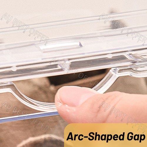 6X Premium Sneaker Shoe Box Clear Display Case Plastic Stackable Magnetic AUS - Picture 5 of 10