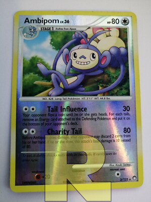 Ambipom  Mysteriöse Schätze 3/123  Reverse Holo Foil  Pokemon  Englisch EX