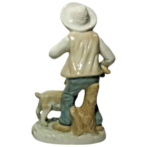 Rare HTF Ardalt Farmer Boy & Girl Vintage Figurine Set - Collectible Porcelain - Picture 7 of 8