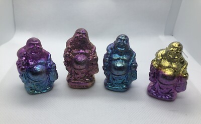 Bismuth crystal Laughing Buddha (1)