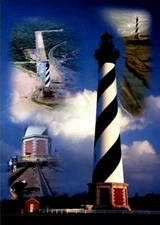 Cape Hatteras Lighthouse Moved to Safety July 1999 Oversized Postcard ©2012
