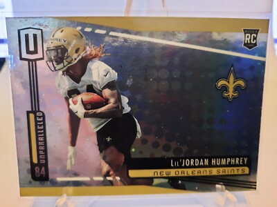 Panini Unparalleled Football 2019 Lil'Jordan Humphrey Saints #227 RC NFL