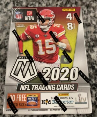 Panini NFL 2020 Mosaic Football Blaster Box - 8 packs x 4 Trading Cards Sealed