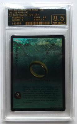 CCG Lord of the Rings / Hobbit The Two Towers 4R1 The One Ring EGS 8.5