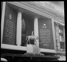 SELFRIDGES LONDON JUNE 1953 Magic Lantern Slide VINTAGE PHOTO
