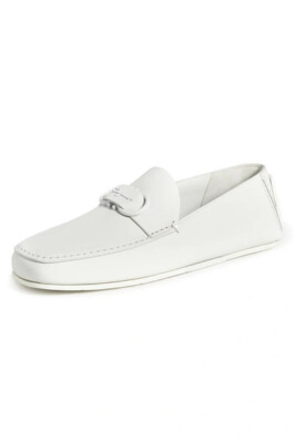 Salvatore Ferragamo Palinuro Slip On Logo Loafers - Astronaut