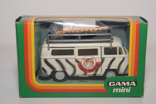 A87 1:42 GAMA 9148 VW VOLKSWAGEN TRANSPORTER SAFARI BUS MIB VERY RARE! - Picture 16 of 16