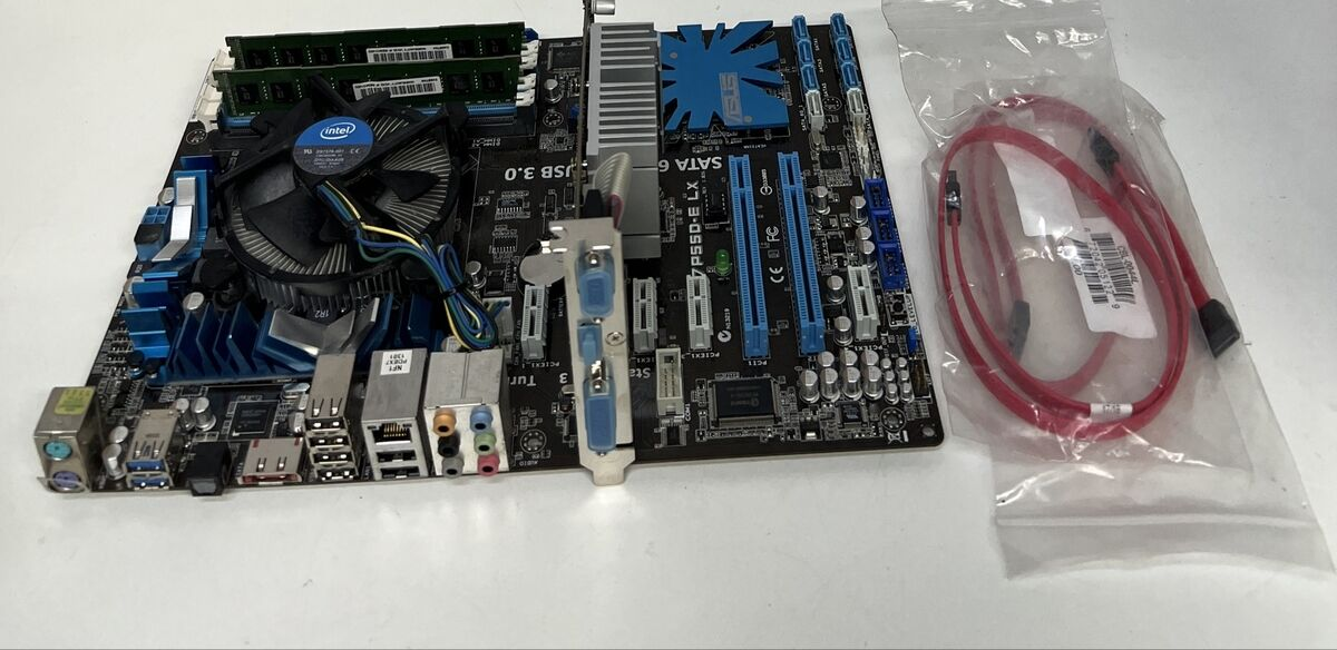 ASUS P7P55D-E LX Motherboard+CPU Intel Core i7-870 2.93GHz+4GB Ram