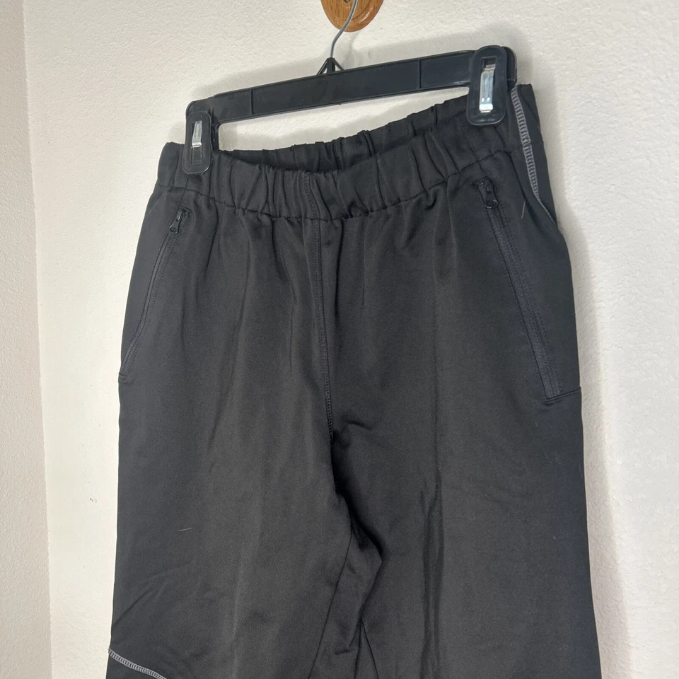 Pantalones Swix para mujer grandes negros pantalones pesados cónicos tobillo cremallera esquí nórdico Foto 2 de 4