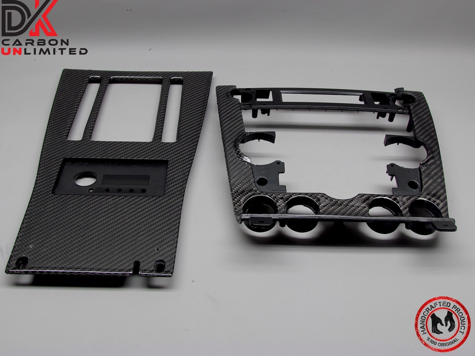 Aston Martin DBS DB9 Virage Vantage Carbon Console Ski Slope Radio Trim 4pcs Set