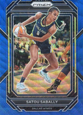 2023 Panini Prizm WNBA Blue Wave NO. 60 Satou Sabally - Dallas Wings