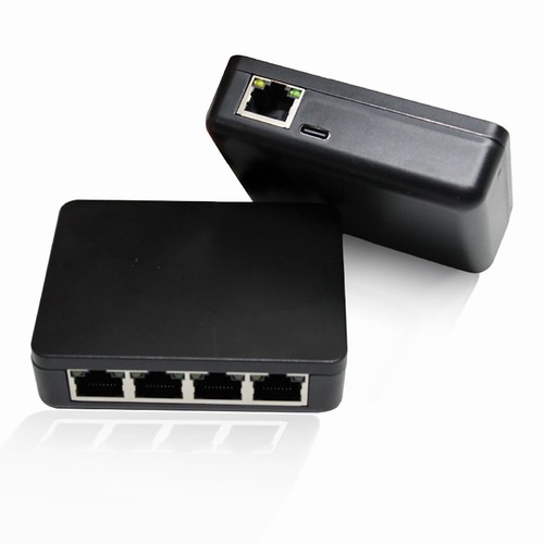1/4 1000Mbps Network Splitter Connector Adapter RJ45 LAN Ethernet Splitter - 第 8/18 張圖片