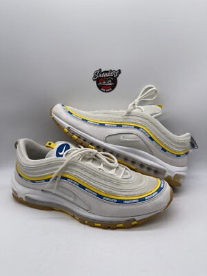 Nike Air Max 97 Ucla X Undefeated 3M White Blue Yellow DC4830-100 Size 14 